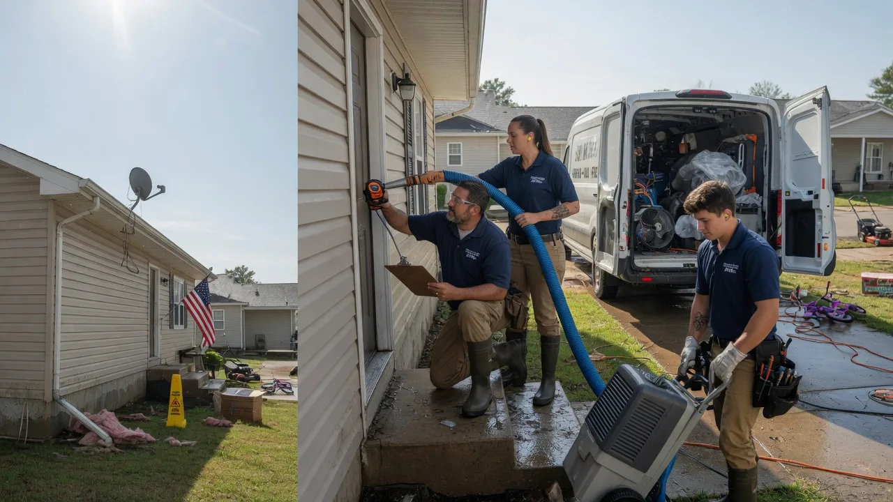 Ceiling Water Damage Restoration in Doylestown, OH near me
